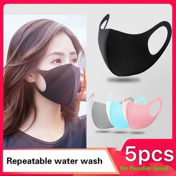 

5PCS 3D Fashion Masks Ultra-thin Breathable Dustproof Mouth Mask Anti-Dust Haze PM2.5 Allergy Protection Face Masks
