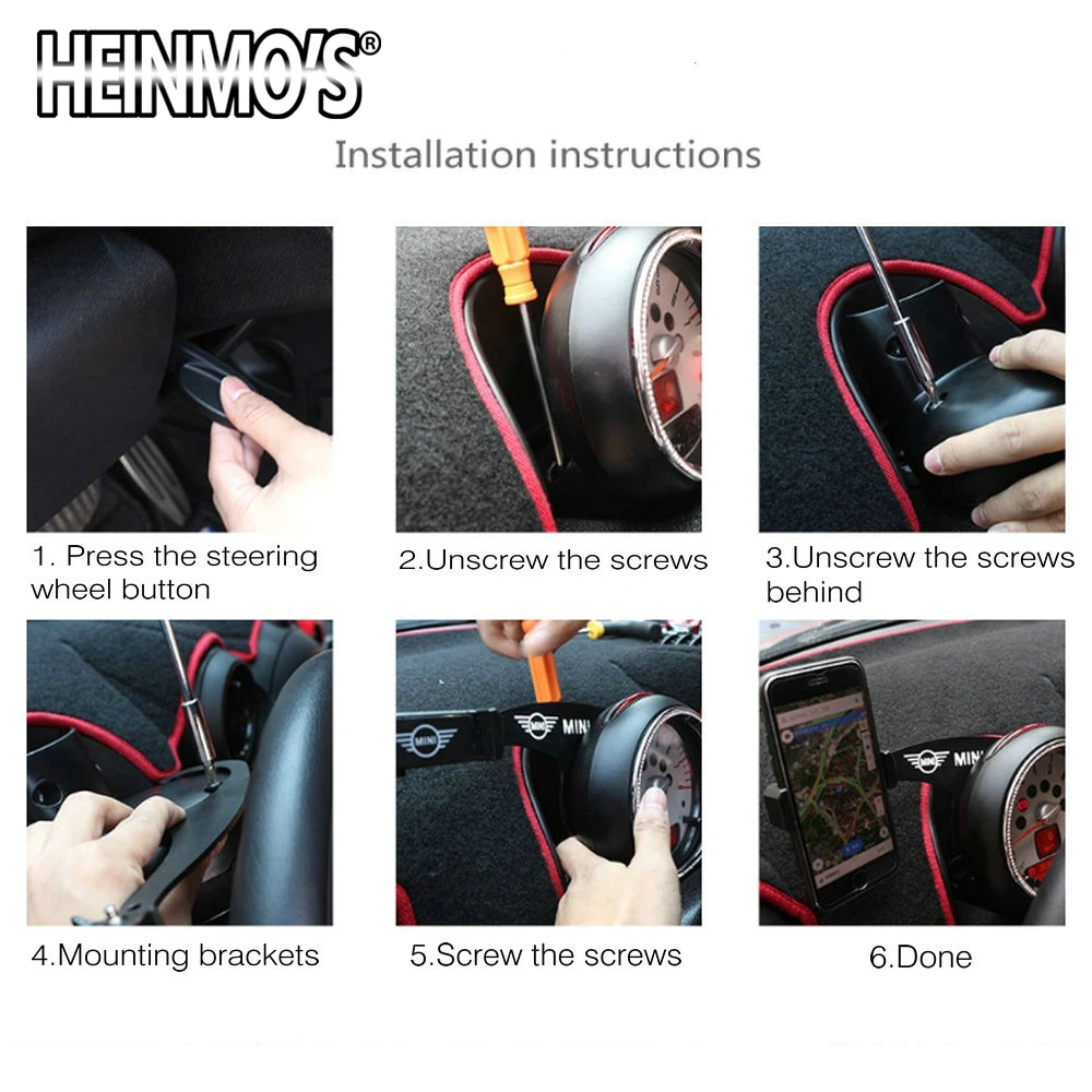 Держатель для телефона MINI Cooper R55 R56 R57 GPS Стайлинг автомобиля интерьерный