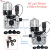 Welding Wire Feeder DC 24V 2 Rolls SSJ-4C Wire Feed Assembly Feeder Roll for Steel Aluminum Flux Cored Wire MIG Welder 3