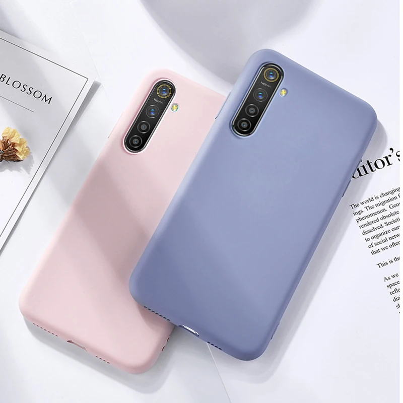 Жидкий силиконовый чехол для телефона OPPO Realme XT X2 K5 мягкий из ТПУ детей защитный XT|