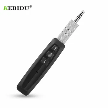 

KEBIDU Handsfree Bluetooth Car Kit 3.5mm Jack Stereo Audio Wireless Adapter Receiver Support TF Card For Spkeaker Headphone