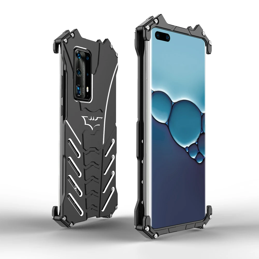 R Just Бэтмен армированный сверхпрочный чехол для телефона Huawei P40 Pro металлический