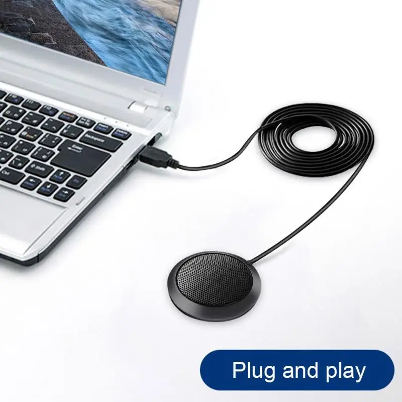 USB Настольный конденсатор микрофон компьютерный микрофон включенный микрофон 360 градусов всенаправленный игровой голосовой микрофон для компьютера