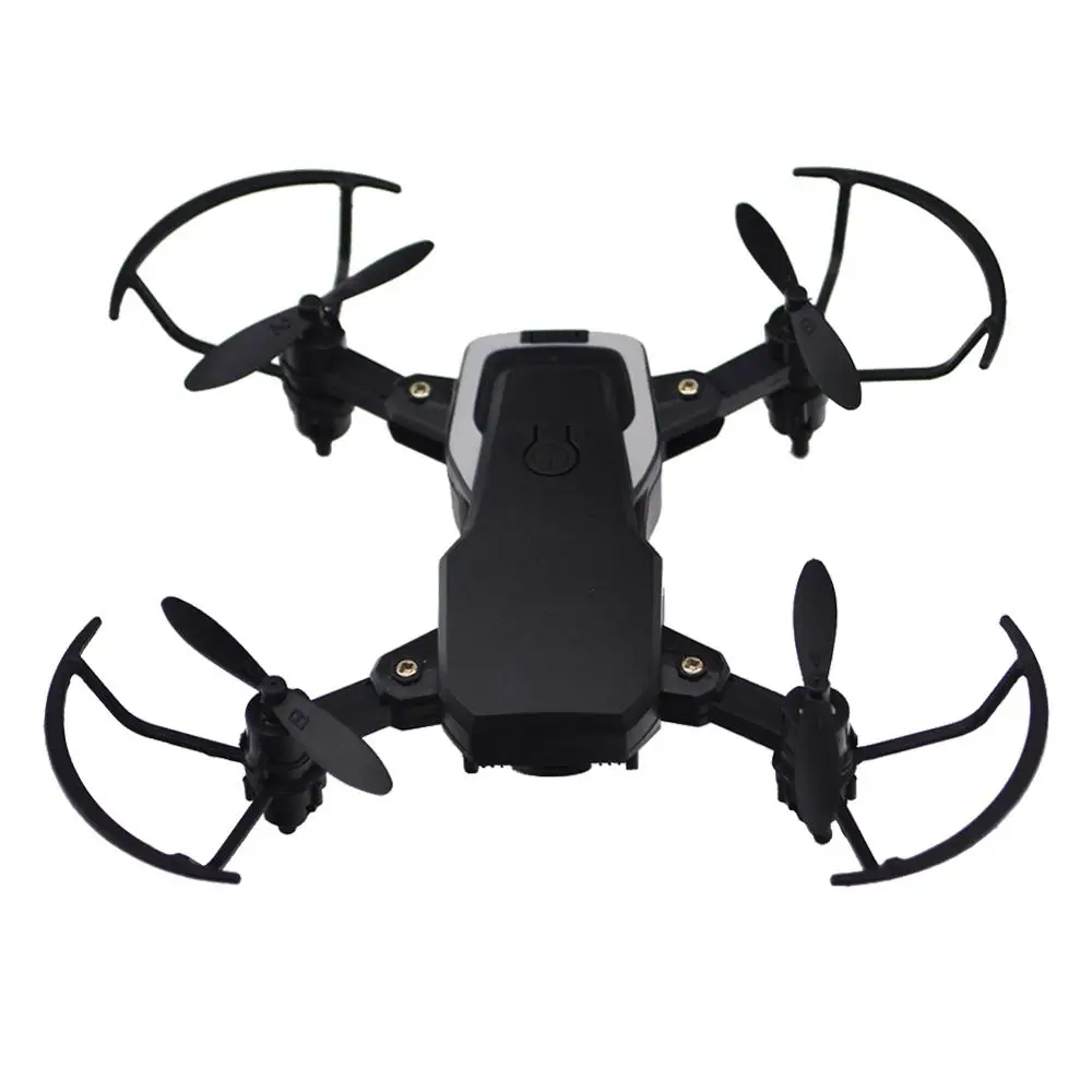 Складной дрон с камерой Wi-Fi FPV 2,4 ГГц 6-осевой беспилотный вертолет Игрушка легко настроить частоту квадрокоптер игрушки для мальчиков Оригинальная коробка квадрокоптер с камерой - Цвет: Черный