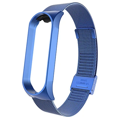 Браслет mi Band 4 3 ремешок металлический Безвинтовой ремешок из нержавеющей стали для Xiaomi mi Band 4 3 ремешок mi band 4 3 ремешок для браслета - Цвет: As the picture