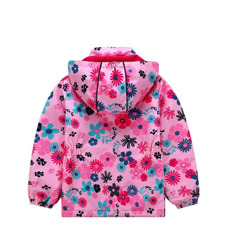 Новая детская флисовая куртка детское спортивное пальто для девочек ветровка с капюшоном, верхняя одежда для девочек от 3 до 10 лет, осенне-зимняя одежда для девочек