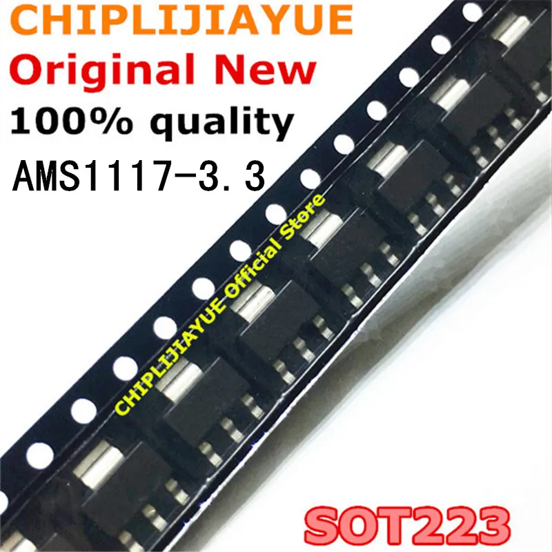 50 шт. AMS1117 3.3 3 V 1A SOT 223 SOT223 SMD новый и оригинальный чипсет IC|ams1117 3.3|work workams1117 3.3v |