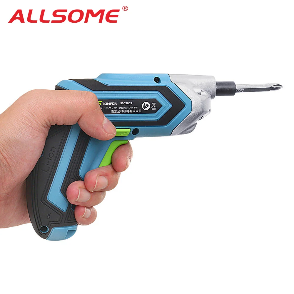Шуруповерт Аккумуляторный ALLSOME Tonfon HT2849 3 6 В USB | Инструменты