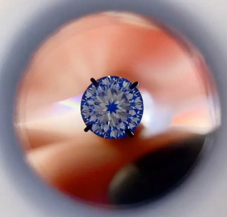 Loose Moissanite 1.0ct Carat 6.5mm D Color Round Brilliant Hearts&Arrows Cut VVS1 Ring Bracelet Jewelry DIY Material CZ Zircon