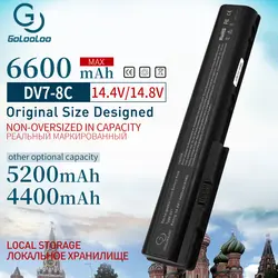 4400 мАч Аккумулятор для ноутбука HP Pavilion dv7 dv7-1000 dv7z dv7t dv7t-1000 DV8 dv8t dv7-2000 dv7-2100 dv7-1200 dv7-2200 dv7-3100