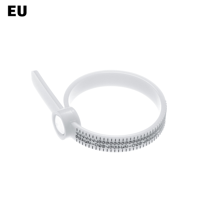 White/Black Sizes A-Z Ring Sizer Measure Finger Gauge UK/US/EU/JP Men And Womens Wedding Ring Band Genuine Tester Accessorie