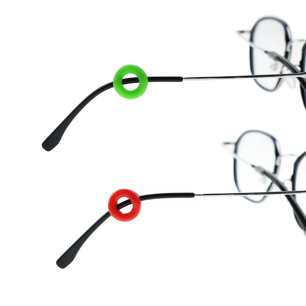 Silicone World 1 Pair Eyeglass Legs Covers Retainer Silicone Anti-slip Holder Glasses Ear Support Mirror Leg Glasses Accessories 3