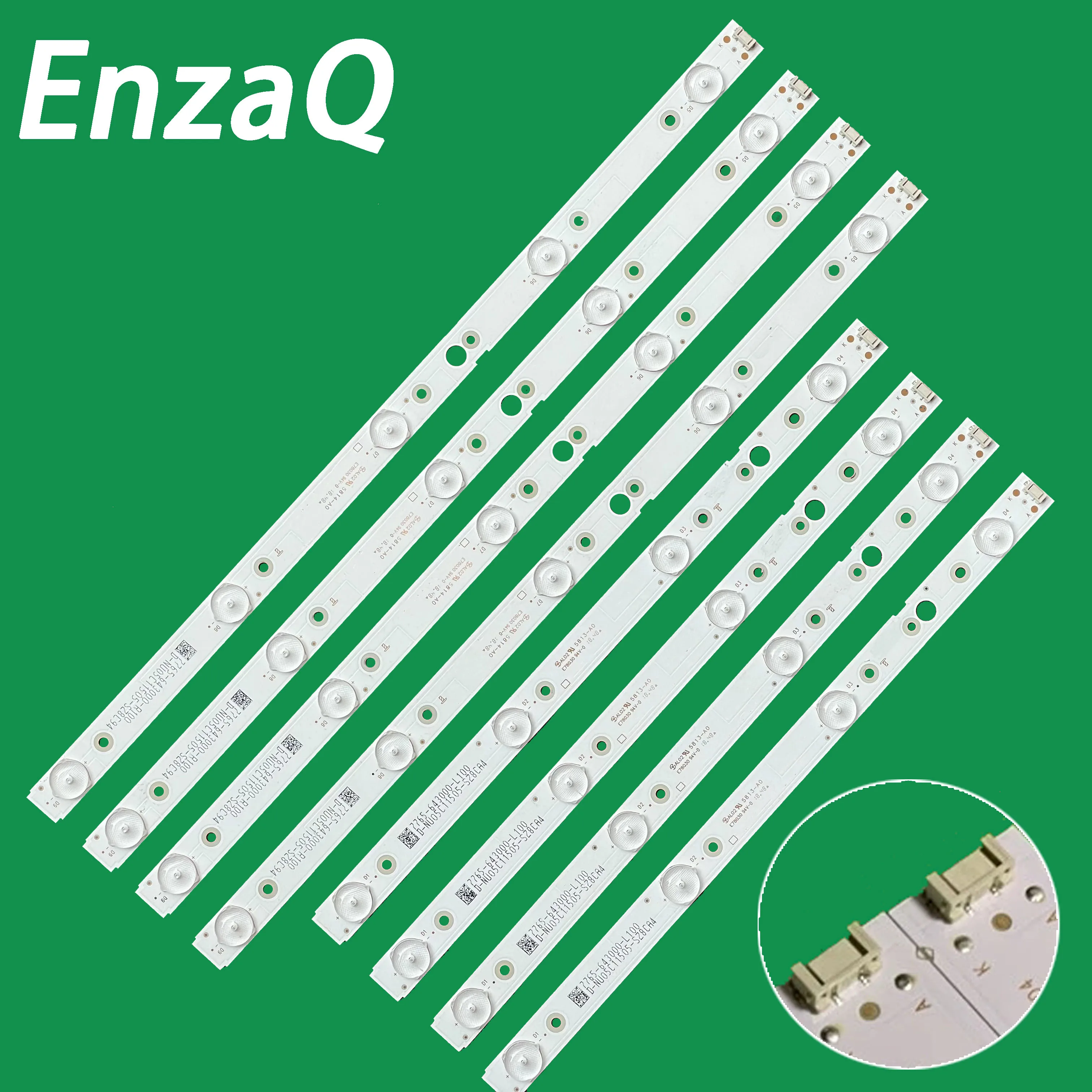 New LED strips for LC430DGJ SKA4 LC430DGJSKA4 RDL430WY (LD0304)
