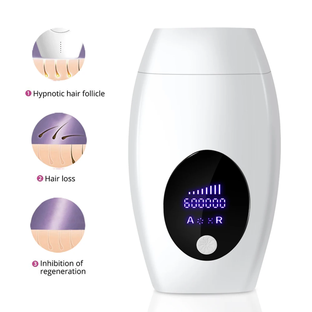 фотоэпилятор лазерный эпилятор для женщин Лазерный удаления волос 600000 флэш