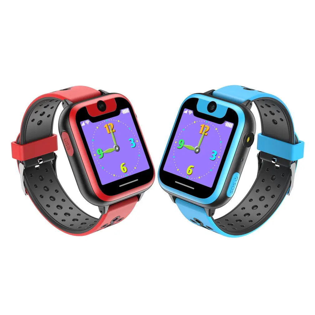 S6 сенсорный экран gps расположение фонарик камера детская игра Детские умные часы SOS Аварийная сигнализация низкая мощность Сигнализация