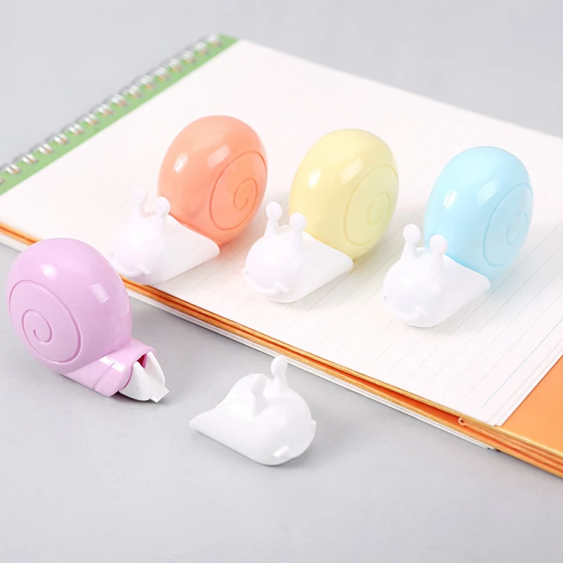 1 шт. милые животные улитки коррекции ленты материал Escolar Kawaii Канцелярские товары офисные школьные принадлежности papelaria 12 м