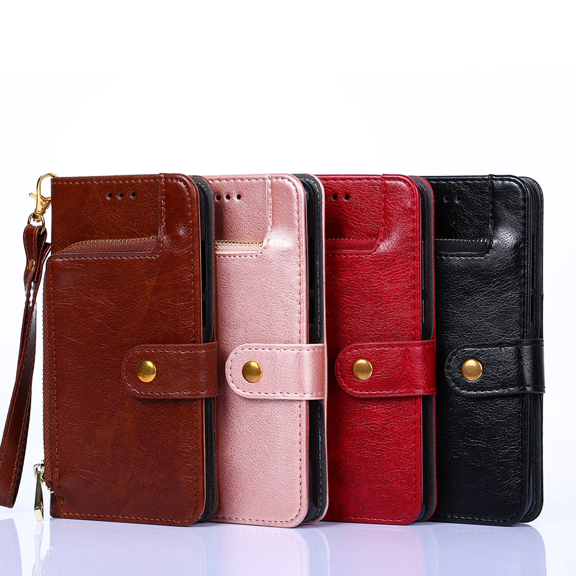 Magnetic Leather Book Flip Phone Case For Xiaomi Mi Note 10 Lite