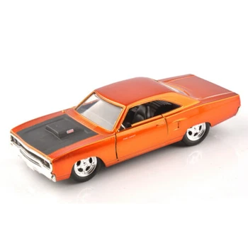 

JIADA DIECAST 1/32 Orange VEHICLES CAR MODEL 1970 PLYMOUTH RUNNER Collection Gift
