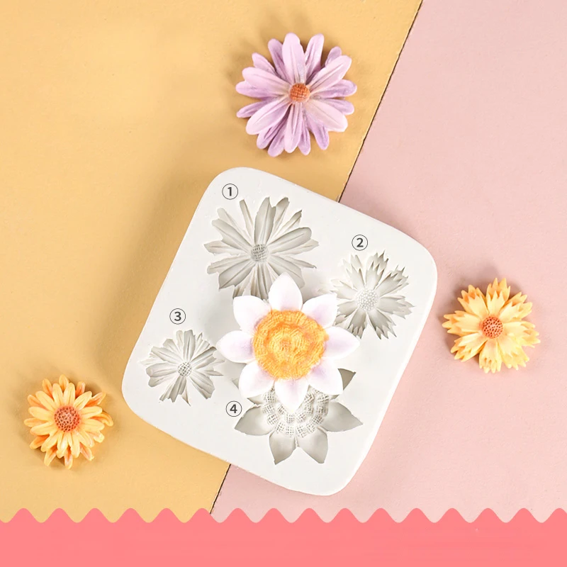 Little Flower Series Silicone Mold – Fondant, Sugarcraft, Chocolate, and Gumpaste Bakin... - SKU BTCD1017 - UGI Packaging