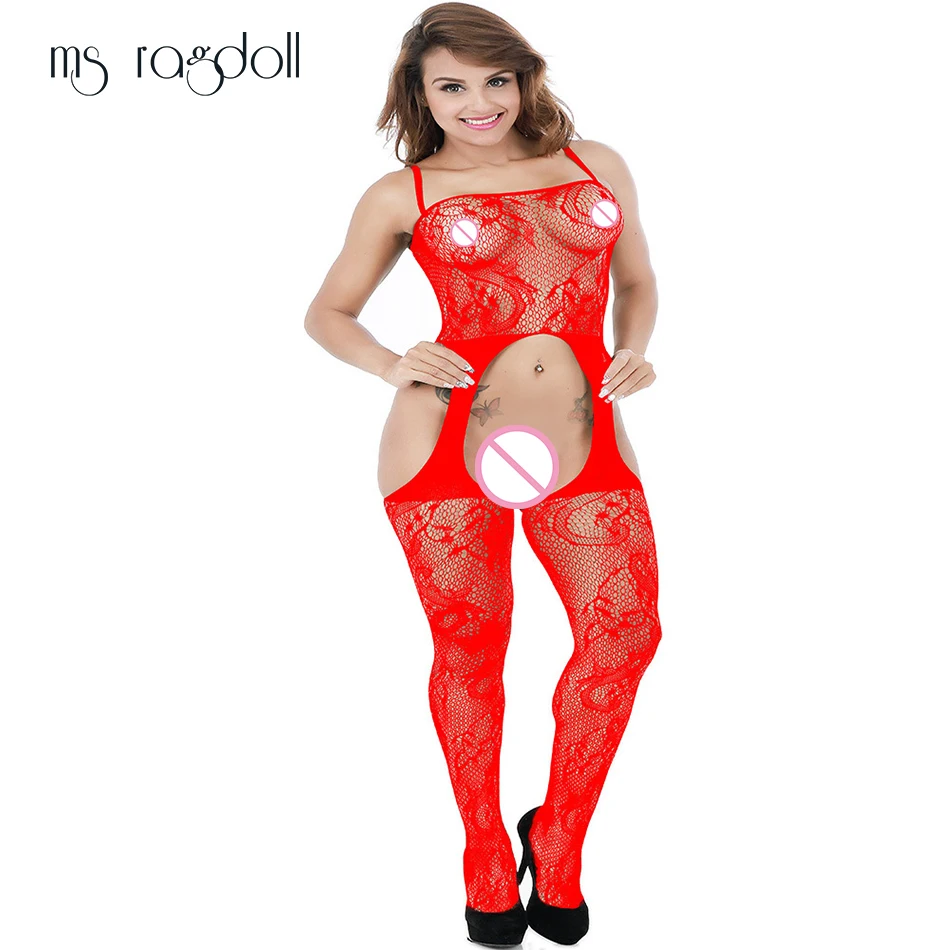 Сексуальное боди с открытой промежностью Ms Ragdoll сексуальное нижнее белье одежда