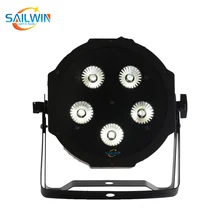 Новое поступление 5*18 Вт 6в1 RGBAW+ УФ светодиодный PAR профиль светодиодный Мега профиль свет диско сценический мигающий свет для событий Вечерние
