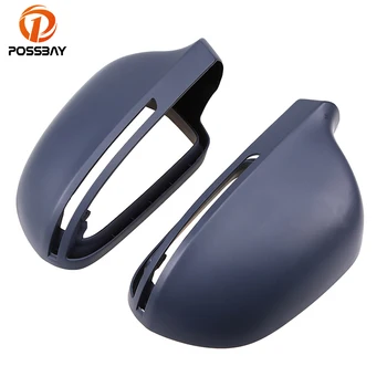 

POSSBAY Dark Grey Rearview Mirror Shell Cover Protector Caps for Audi A3/S3/Sportb./Lim./qu 2009 2010 2011 2012 2013 Mirror Case