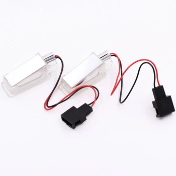 

White Trunk Boot Lights Accessory Parts For Superb Roomster Kodiaq 2pcs LED