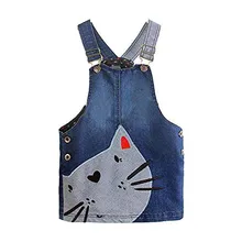 Для девочек с принтом «Hello Kitty»: Платье с хлястиками, одежда на бретельках для малышей, платье принцессы для девочек 110 возраста(4-5