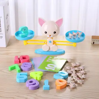 

Digital Scale Balance Toy Set Children Math Early Learning Educational Toys Develop Intelligence Endless Happiness