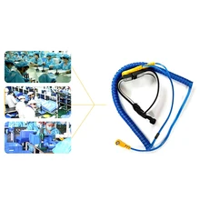 Антистатическая двойная петля наручный браслет антистатический ремешок электростатический провод кольцо для рук Антистатический браслет веревка для рук