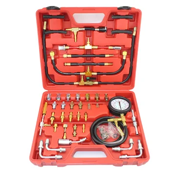 

TU-443 Deluxe Manometer Fuel Pressure Gauge Engine Testing Kit Fuel Injection Pump Tester Full System