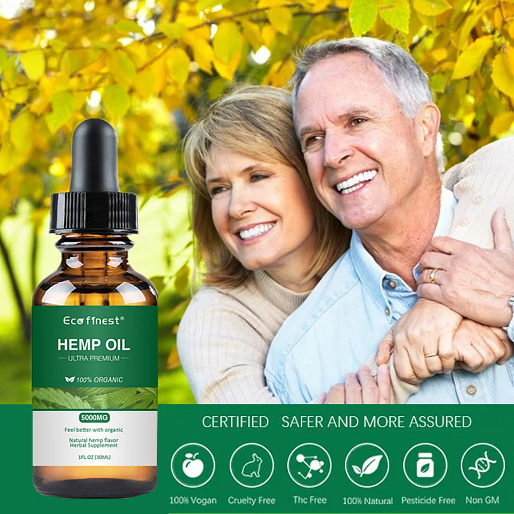 Органическое конопляное масло 30 мл для облегчения боли помощь во сне анти-стресс