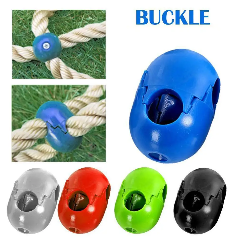Lot De 10 Boucles Pour Filets D’Escalade – Accessoire De Jeu Pour Aires De Jeux Enfants