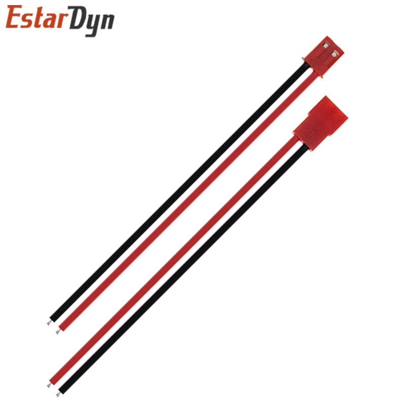 Lot de 10 câbles connecteur JST 150mm mâle+femelle pour batterie RC