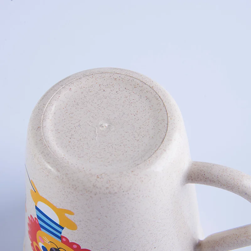 Baby Cartoon Drinking Cup Kids Dinosaur Plastic Feeding Mug Infant Brush Teeth Washing Cup with Handle Child Breakfast Mug Drink