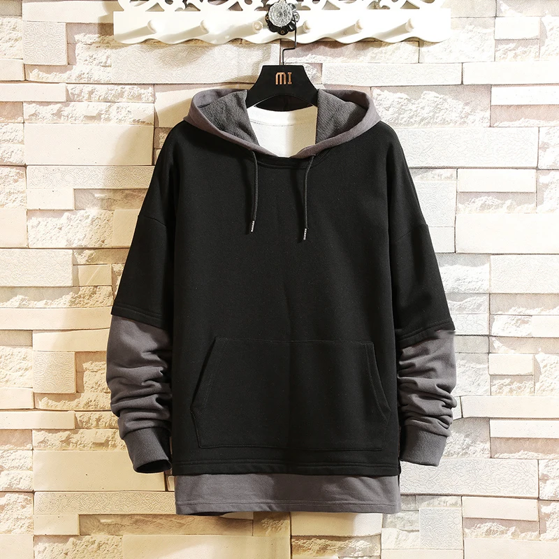 2020 Casual New Men'S Hip HOP Hoodies Sweatshirts Streetwear One Piece Brand Black Grey Clothes 2020 Casual New Men'S Hip HOP Hoodies Sweatshirts Streetwear One Piece Brand Black Grey Clothes