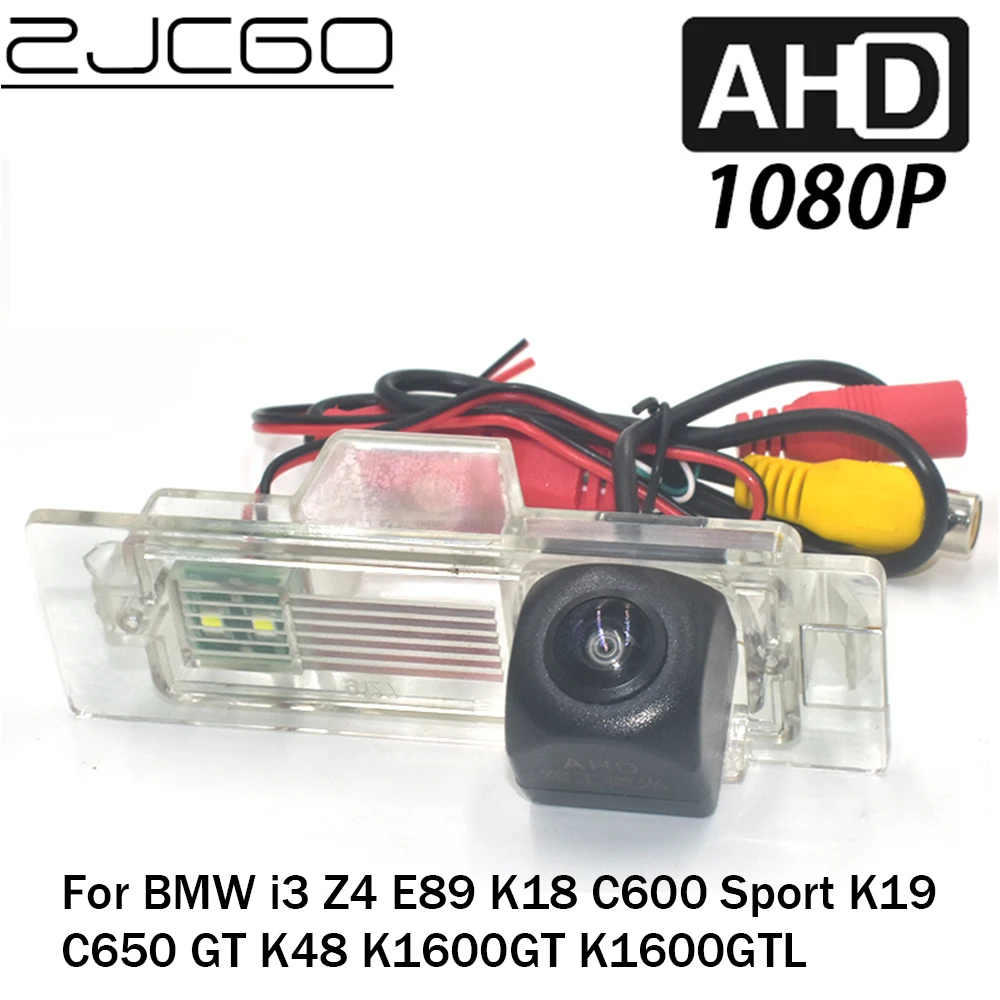 

ZJCGO Car Rear View Reverse Backup Parking AHD 1080P Camera for BMW i3 Z4 E89 K18 C600 Sport K19 C650 GT K48 K1600GT K1600GTL