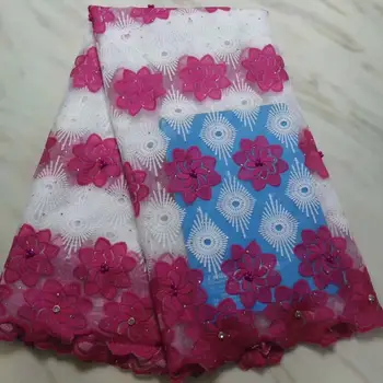 

African Cotton Swiss Voile Lace Fabric High Quality Flannel French Tulle Lace Fabric 2020 Nigeria Lace Guipure Embroidery Fabric