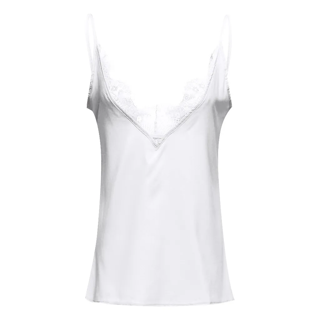Женский сексуальный топ, Клубная одежда, глубокий v-образный вырез, кружевная отделка, на бретельках, открытая спина, на бретельках, топ, летний топ, Женский топик, 30H
