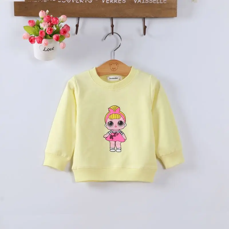 Baby Toddler Spring Autumn Tops Fashion Audel Cotton Sweatershirt Long Sleeve Tshirts Winter Bottoming Shirt