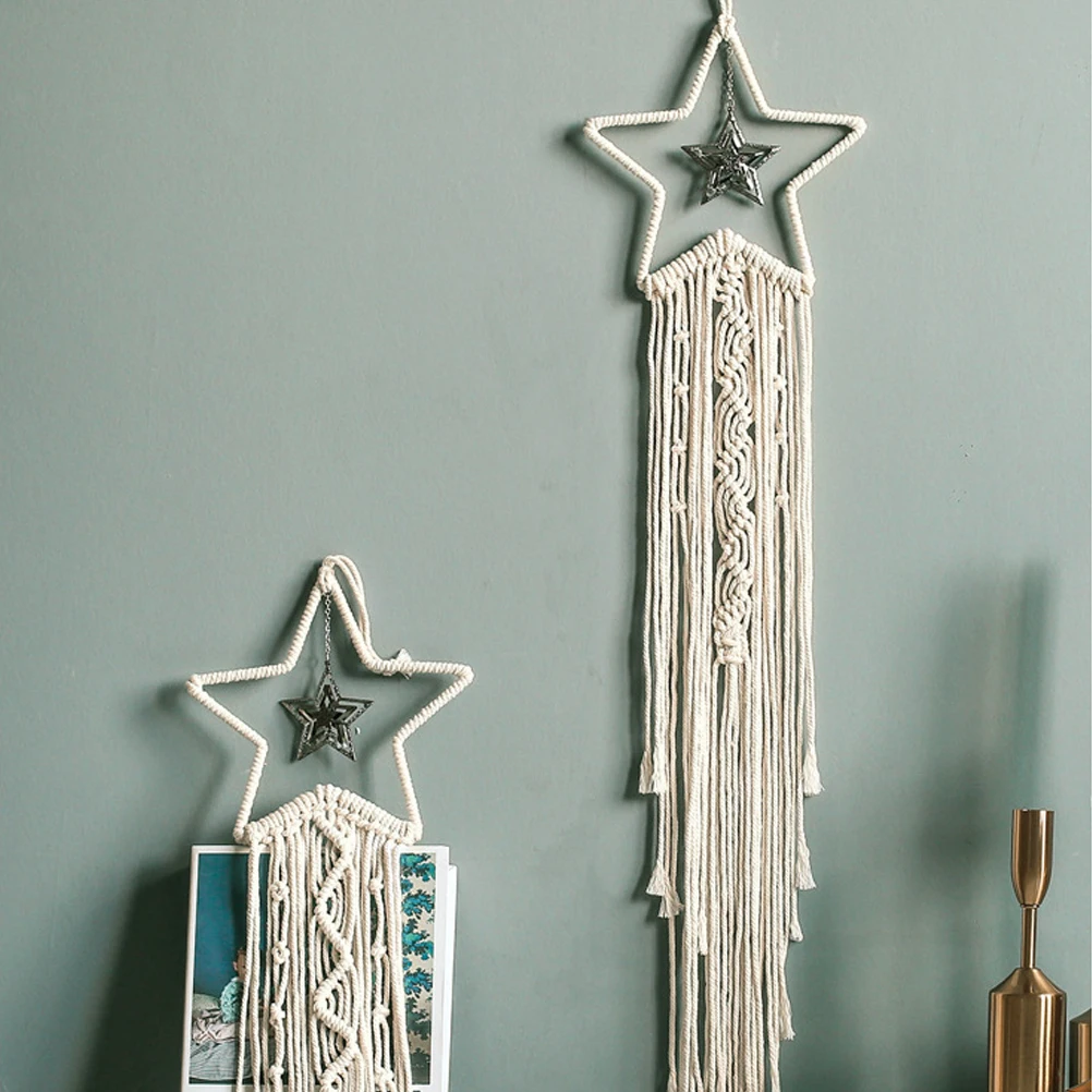Ловец снов в форме звезды 1 шт. хлопковая веревка настенный украшение для дома