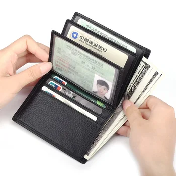 

Hot new leather vertical driver's license leather case first layer cowhide driver's license wallet men's wallet ID bag