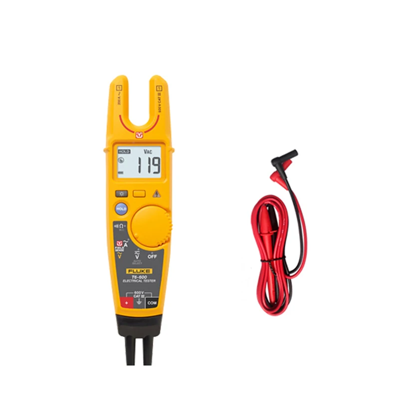 Fluke T6-1000 Non-contact Voltage Clamp Meter Current Digital Clamp Meter Voltage Current Continuity Tester