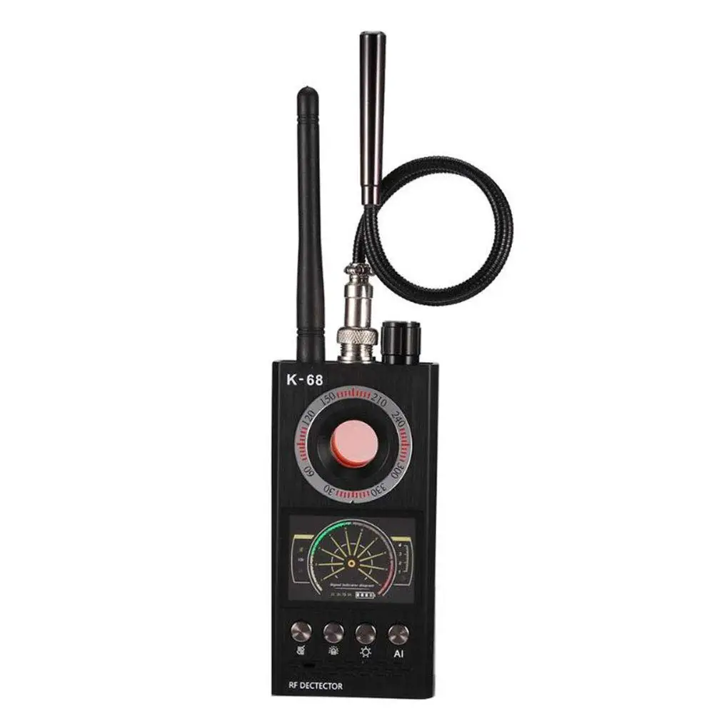 

Bug wiretap jammer signal blocker finder full range mini spy camera hidden camera gsm gps sound signal spy devices detector