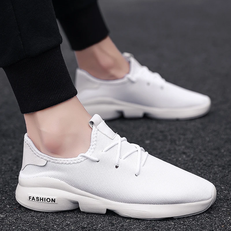 Men's Walking Shoes Casual Fashion Outdoor Sports Shoes Mesh Lightweight Comfortable Breathable Shoes Wild Tide