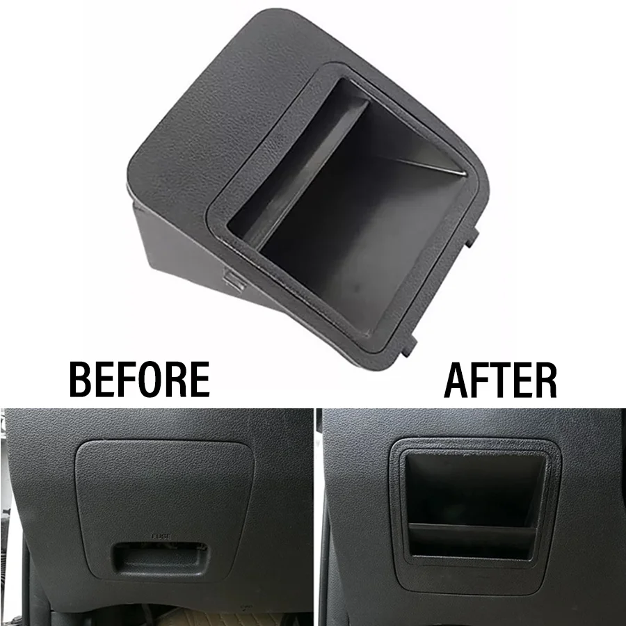 1Pc Car Inner Fuse Storage Box Bin Case Card Slot Tray Holder Styling