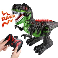 Remote Control Dinosaurs Electric Robot Sound Light Toy Excavation Jurassic Animals T Rex Educational Toys for Children Boys 2