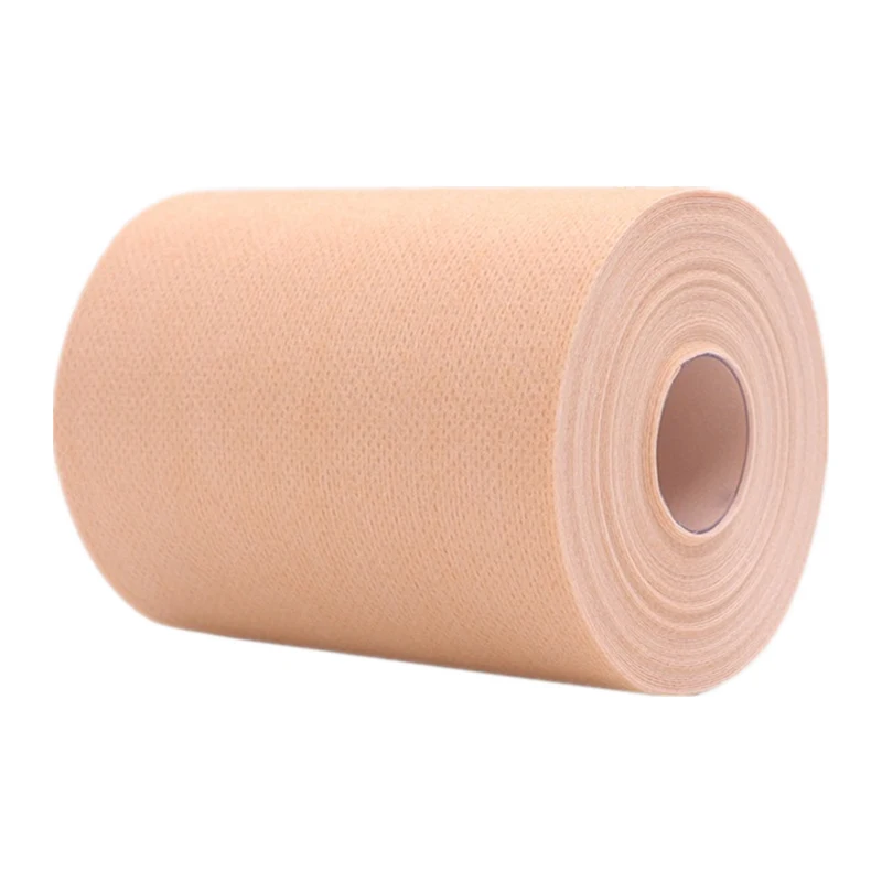 Yellow Skin Color Breathable Medical Non-woven Adhesive Tape for Gauze Needle Plaster Fixation Wound Dressing Fixation Tape