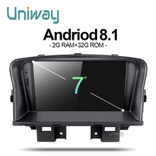 Uniway ZLKLZ7071 2G+ 3 знака после 2G android 8.1car dvd для chevrolet cruze 2008 2009 2010 2011 2012 2013 автомобиль радио gps навигации