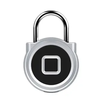 

Electronic Smart Keyless Fingerprint Lock Micro USB Padlock Door Luggage Case